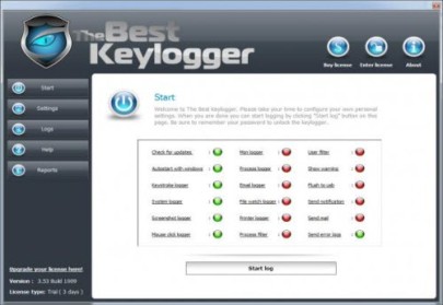 記錄在電腦上發生的一切 The Best Keylogger 3.54