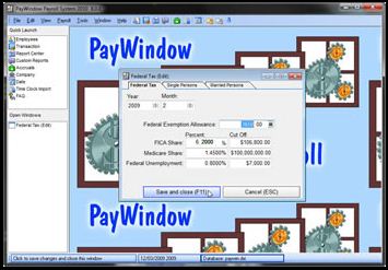 薪酬-薪資軟體 ZPAY PayWindow Payroll System 2014 v10.0.34