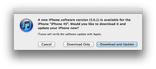 蘋果發佈iOS 5更新（修復電池續航力）