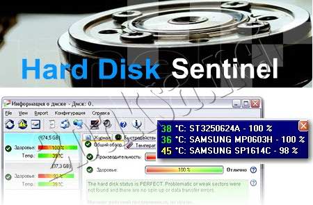 硬碟哨兵 Hard Disk Sentinel Pro 4.10 （硬碟狀態、健康、溫度、S.M.A.R.T值）