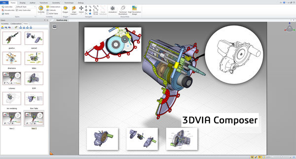 3D技術與產品平台 Dassault Systemes 3Dvia Composer 6R2014 SP1 v6.10.1.2085