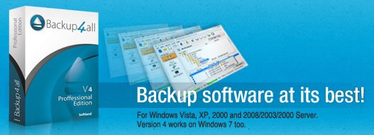 Windows資料備份軟體 Backup4all Professional 4.8