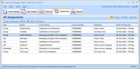 輕鬆地跟踪員工安全培訓人力資源培訓 Kaizen Software Training Manager 2014 Enterprise Edition v1.0.1175